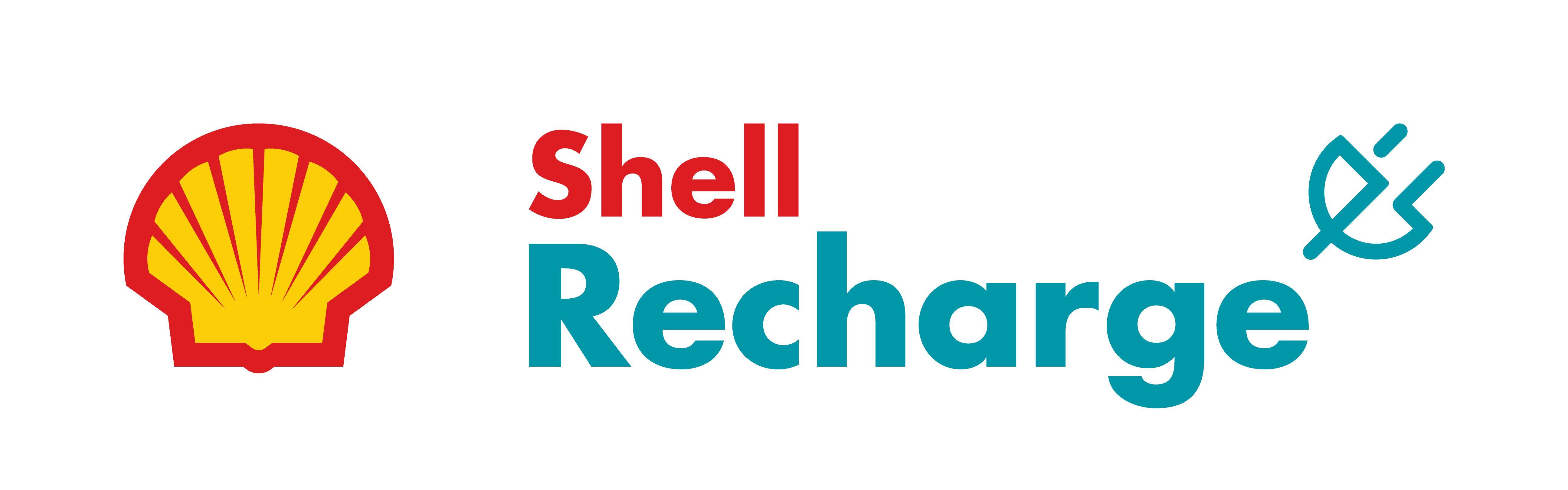 Shell Recharge logo and wordmark lockup